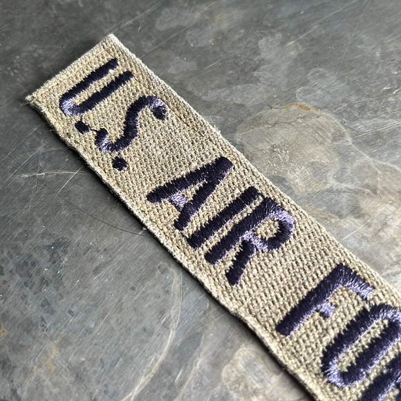 U.S. AIR FORCE embroidered tape patch - vintage - Picture 6 of 10